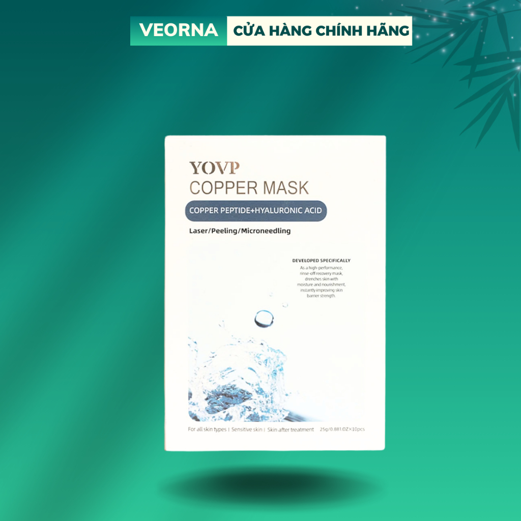 Mặt Nạ Cấp Ẩm, Làm Dịu Và Phục Hồi Da Yovp Copper Mask