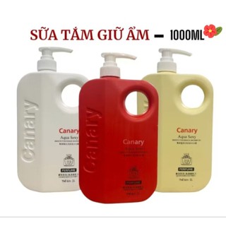    ComBo 3 Chai   Sữa Tắm Canary 1000ml Hương Nước Hoa Cao Cấp Lưu Hương Bền Lâu 