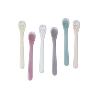  Muỗng Ăn Dặm BLW Silicon BẠCH KIM Cho Bé Lovely Bluemama Modu'i Hàn Quốc Chính Hãng 