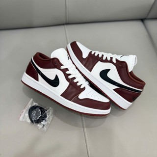    TẶNG HỘP BẢO VỆ   Giày thể thao JD Low GS “Dark Pony”  HF3188 102  Giày thể thao JD đỏ mận 