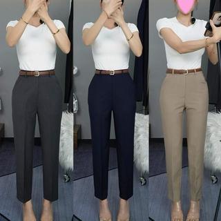  T225-  Dài 96cm ống 15cm Quần baggy  cotton Hàn cạp cao Mộc She Nữ 