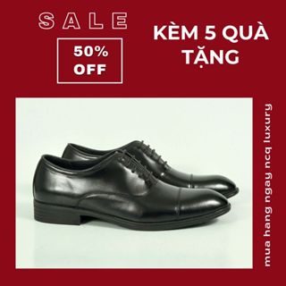 Giày tây nam công sở cao cấp da bò kiểu dáng oxford cổ điển - giày công sở