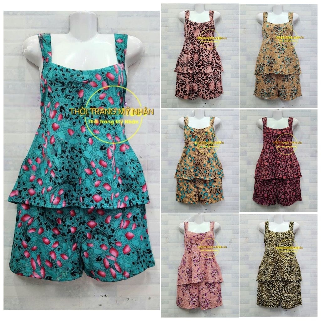 (40_55kg)Đồ bộ đùi thun ati mặc nhà đẹp