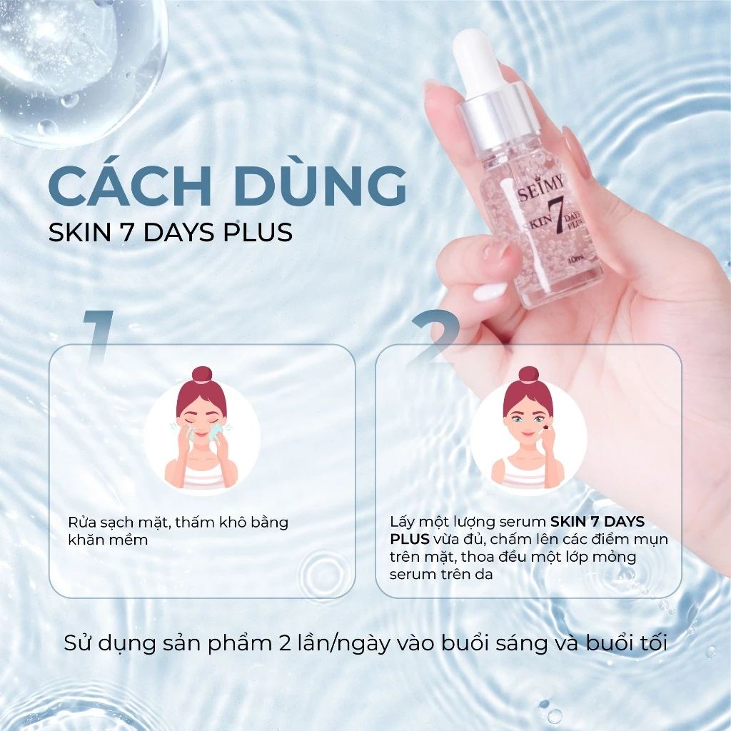 Serum giảm mụn thâm Seimy - Skin 7 Days Plus - 10ml | BigBuy360 - bigbuy360.vn