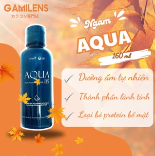 COMBO Nước Ngâm Lens 160ml/360ml + Nhỏ Mắt Lens 15ml Aqua B5 cho mắt nhạy cảm Gamilens