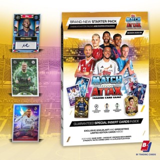  Starter Pack  Album Đựng Thẻ  - Topps Match Attax 2026 - Thẻ Cầu Thủ Bóng Đá Champion League 