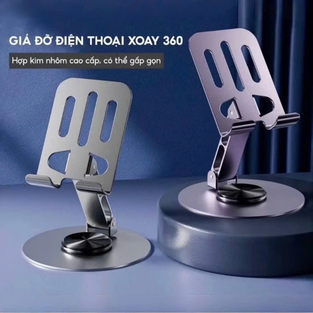 Giá Đỡ Điện thoại Máy Tính Bảng iPad HỢP KIM Xoay 360 Độ Gấp Gọn TPS Kệ Đỡ iPhone Android Table 8852