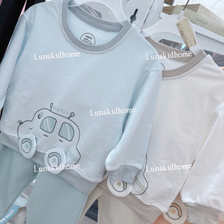 [HONEE]-Bộ nỉ dài tay mềm mịn cho bé (6-9M đến 3-4Y)