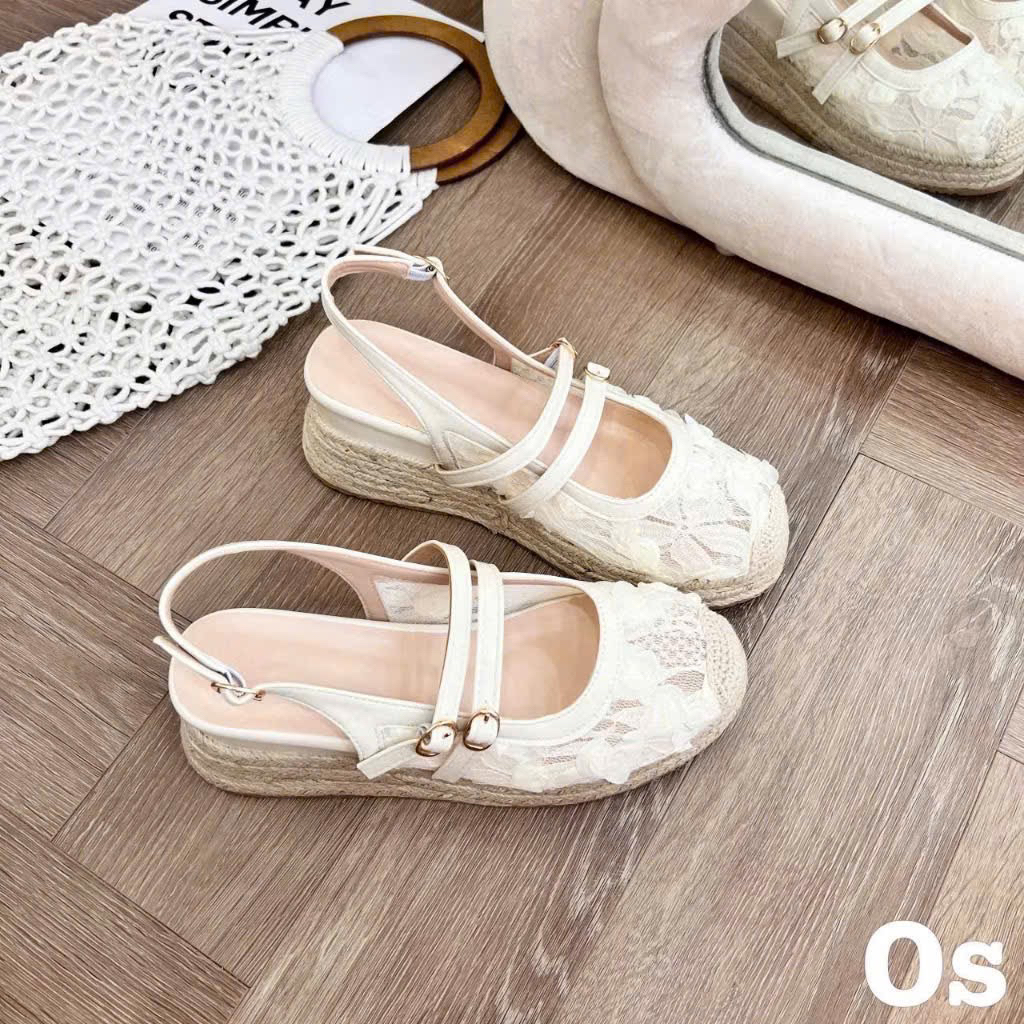 xuồng ren đế cói siêu xinh 5cm