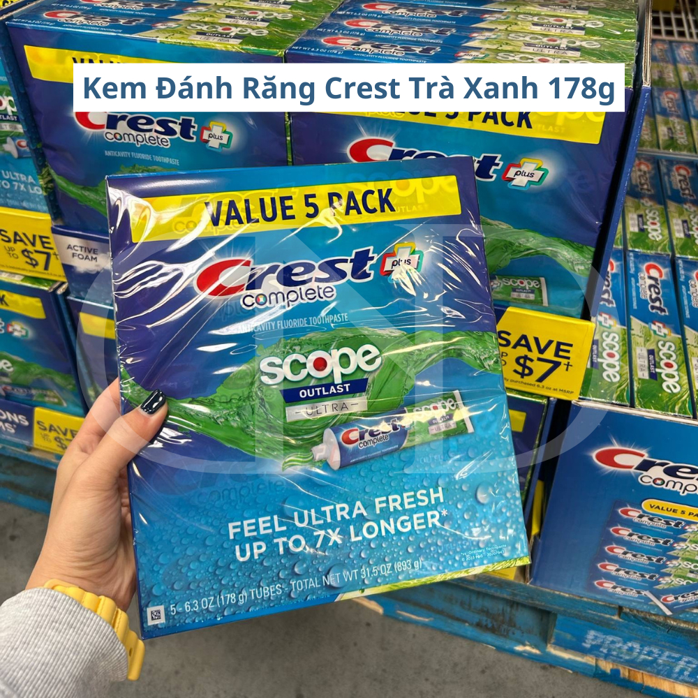 Kem Đánh Răng Crest Hàng Mỹ Chính Hãng