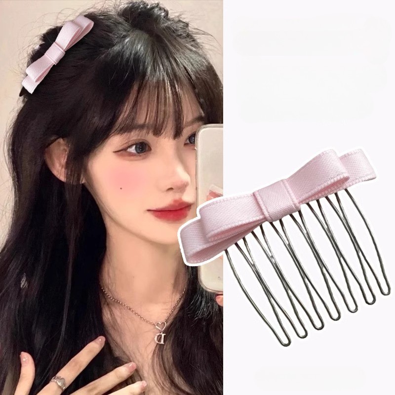 Lược Xược Tóc Phụ Kiện Tóc Nơ Lược Tóc Kẹp Tóc Chèn Lược NOVSET [T1-KHO2] [ j302 ]