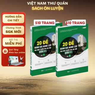 Sách Đánh giá năng lực 25 đề ôn thi đánh giá năng lực , ĐHQG TP.HCM (lẻ tùy chọn) - MB