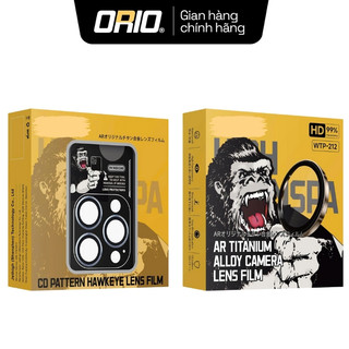  Combo Vòng Cường Lực Bảo Vệ Camera iPhone 17 Series ORIO Kim Loại Có Khung Tự Dán  Chống Va Đập 