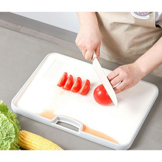  Thớt Nhựa CHỐNG TRƯỢT chống tràn Yoko Inochi Kháng Khuẩn an toàn Gia Dụng Thông Minh Dùng 2 mặt 