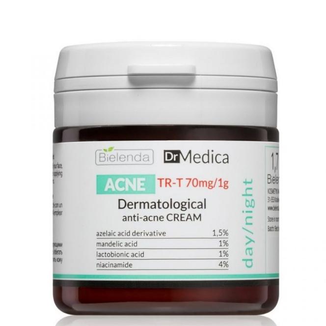 Ảnh 2 của Kem dưỡng Bielenda Dr. Medica Anti-Acne Dermatological giảm mụn, mờ thâm 50ml