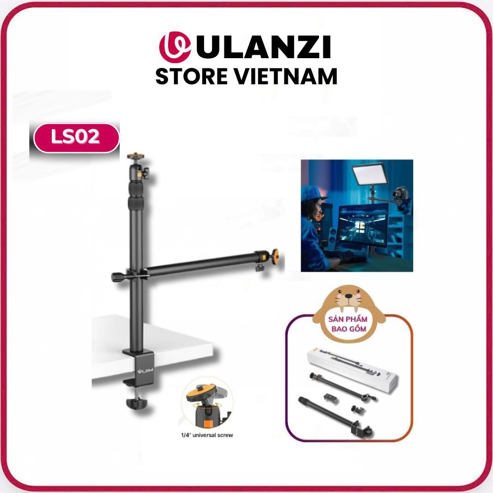 ULANZI LS02 - Giá Đỡ Kẹp Bàn Đa Năng