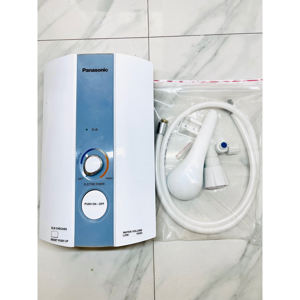 MÁY  NƯỚC NÓNG PANASONIC KO  BƠM  CỦ (có  bảo hành)trọn bộ:máy  +van+bộ vòi  sen