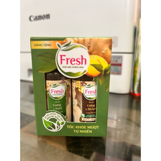  Set mini 2 Dầu gội Fresh Thảo Mộc Dưỡng Sinh 30g  Chắc khỏe + Sạch Gàu  