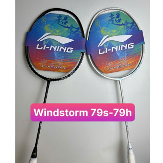 Vợt Lining windstorm 79s trắng, 79h màu đen bản chính hãng 5u 79g khung carbon siêu nhẹ căng 10kg-12kg - LIDAK SPORT