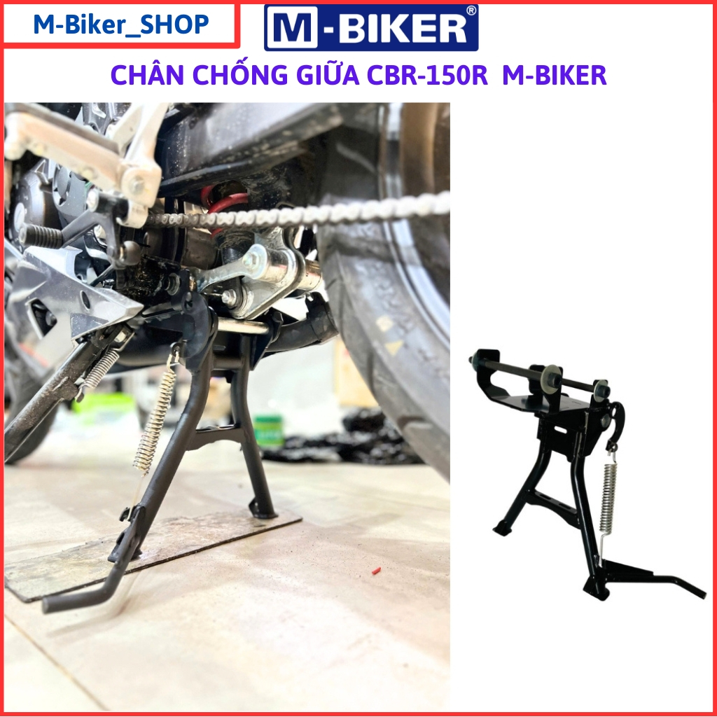 Chân chống giữa cbr150, chân chống cbr150, chân chống đứng cbr150, chính hãng mbiker