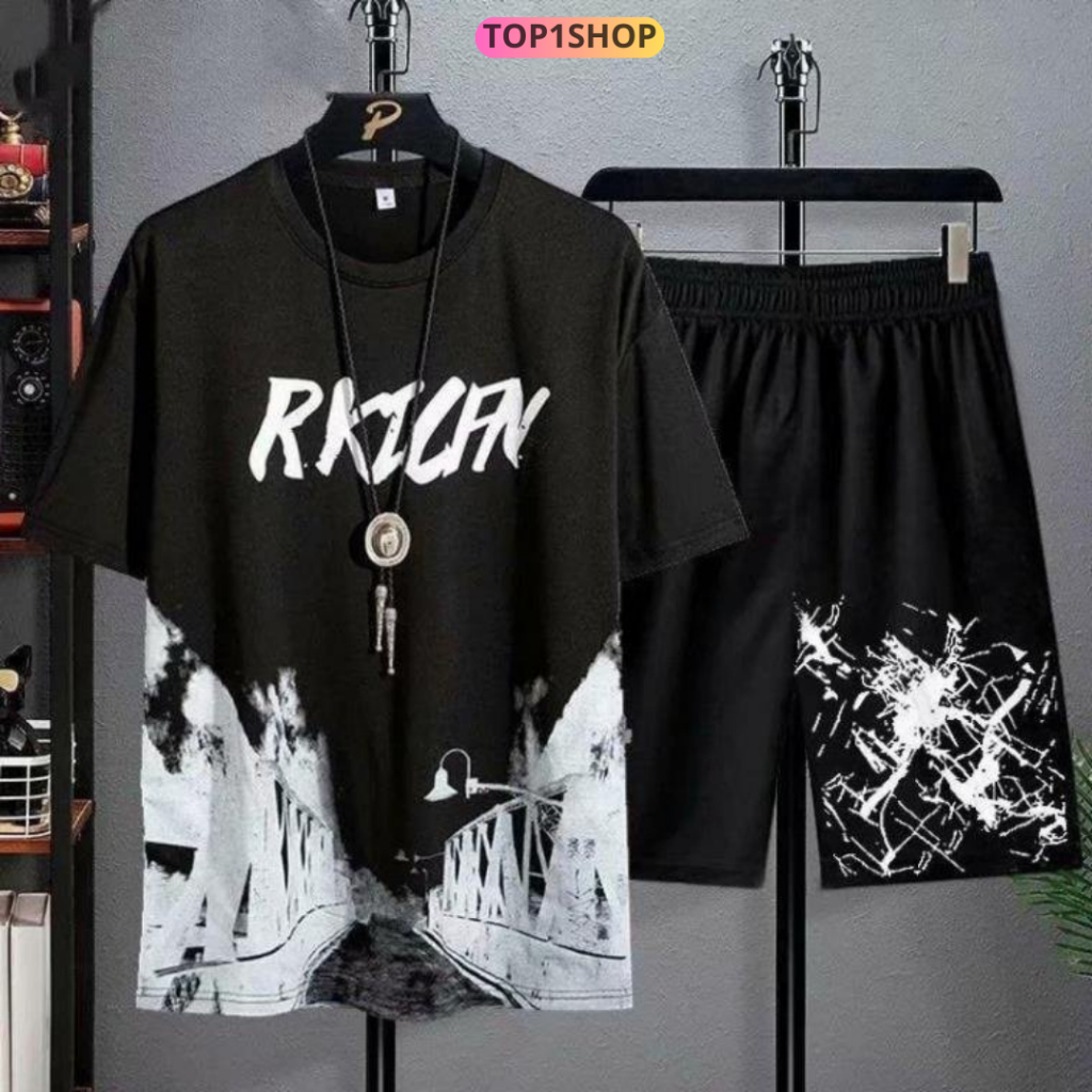 Đồ Bộ thể thao Cây Cầu RKICFN (35-80kg) năng động thoải mái chất thun mè k1