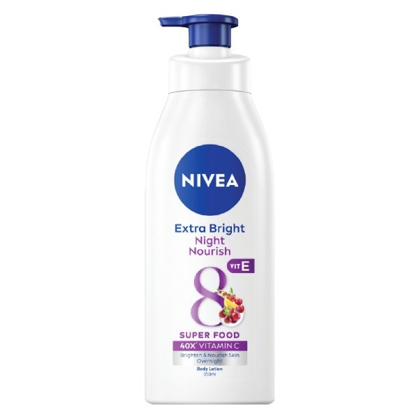 Sữa Dưỡng Thể Nivea Trắng Da Ban Đêm Chai 350Ml