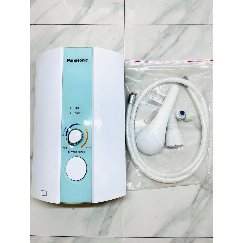 MÁY  NƯỚC  NÓNG PANSONIC CÓ  BƠM  CỦ(có  bảo hành )trọn  bộ:máy+van+bộ vòi  sen