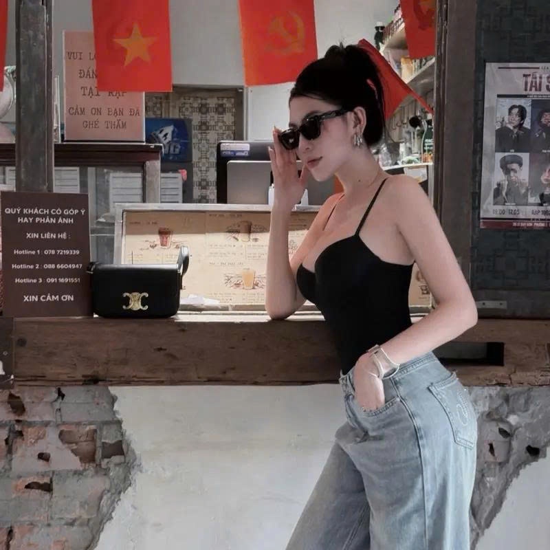 Xuongmaytini - Áo Bodysuit định hình, có gọng nâng ngực, siết nhẹ 2-3cm eo Nữ. Mỏng nhẹ thoáng mát. | BigBuy360 - bigbuy360.vn