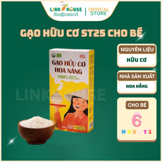  Gạo ST25 Hữu Cơ Hoa Nắng - Gạo tấm cho bé  Gạo vàng lúa chín 