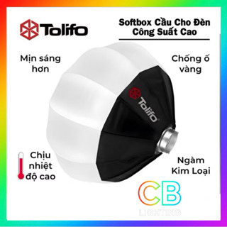  Softbox Cầu Tản Sáng Hình Cầu Cho Đèn Led Công Suất Cao  Chinaball  Ngàm Bowen Size 65cm Nhiều Loại 
