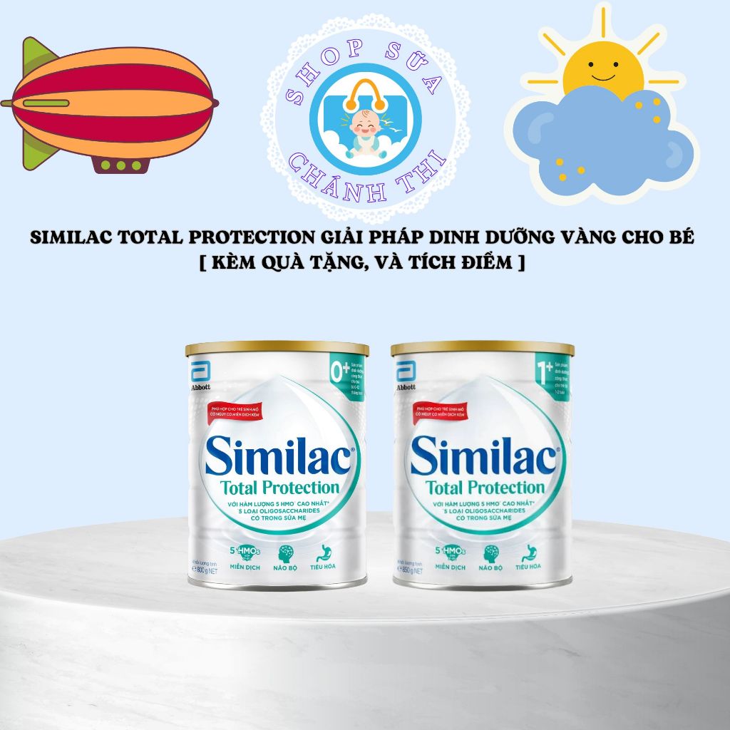 Sữa Similac Total Protection 0+, 1+ – Sữa Similac Hỗ Trợ Phát Triển Trí Não Và Thị Giác Cho Bé (800/