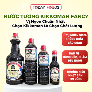  Nước Tương Kikkoman Fancy 250ML – 600ML – 1L – 1.6L – Lên Men Tự Nhiên – Dùng Nấu Ăn Hằng Ngày 