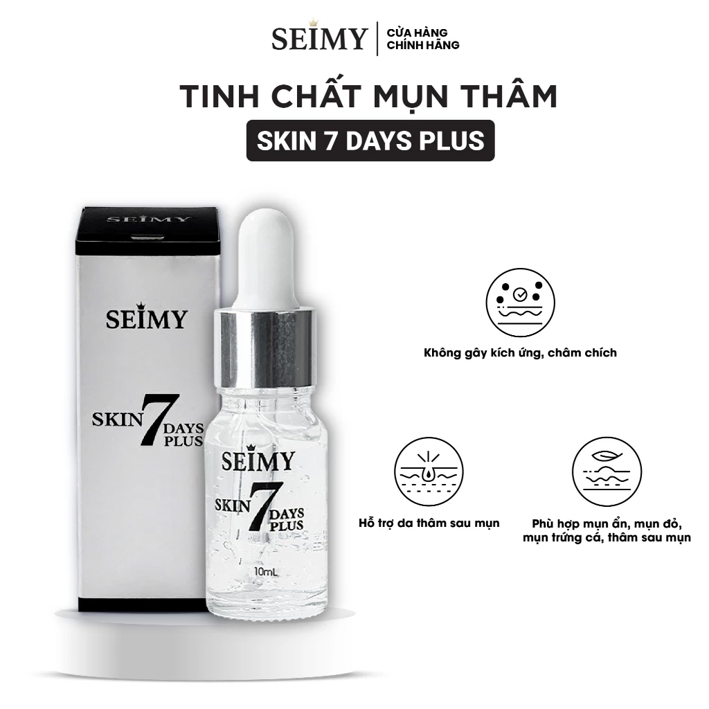Tinh Chất Chấm Mụn Thâm Seimy - Skin 7 Days Plus 10ml