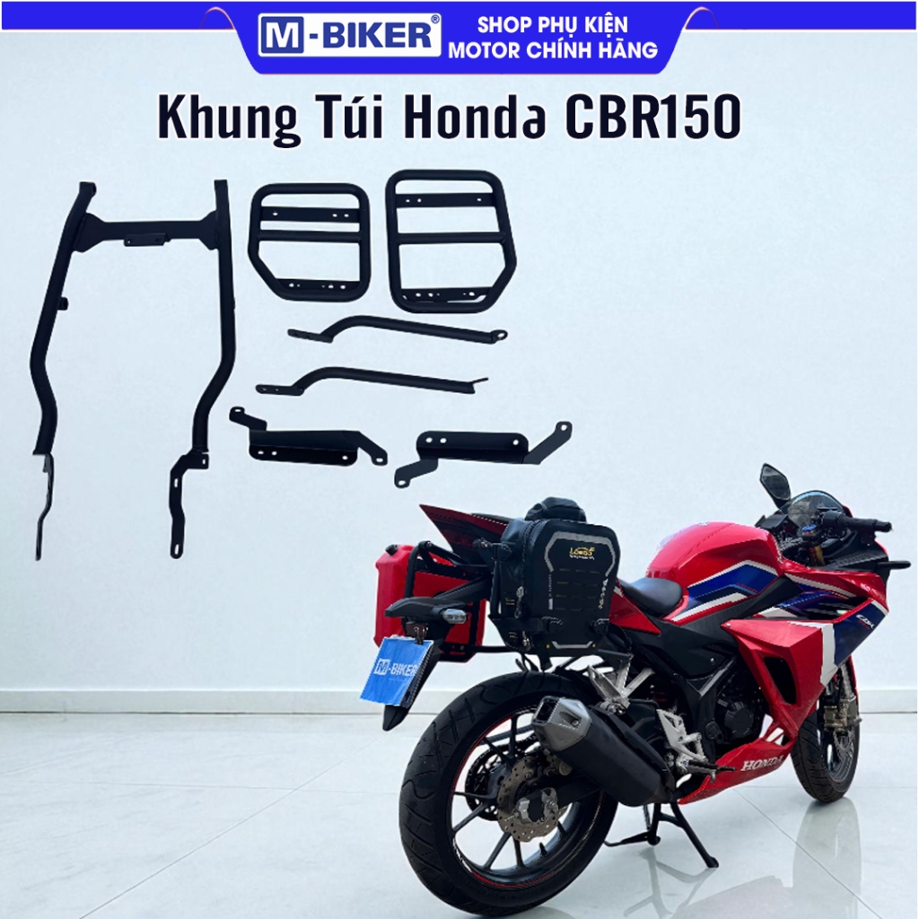 Baga Khung Cụt Treo Túi Bình Xăng CBR150 Khung Treo Túi Bình Xăng CBR150 MBiker Chuẩn Zin, Chắc Chắn