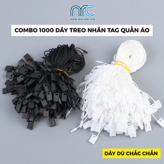 1000 Dây treo tag quần áo dây gắn mác quần áo - Chất liệu dù bền đẹp 
