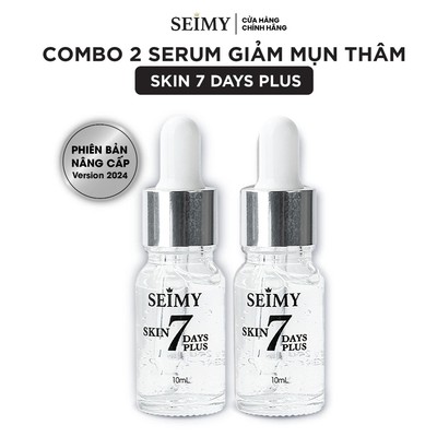 Combo 2 Chai Serum giảm mụn thâm Seimy 10ml - Skin 7 Days Plus