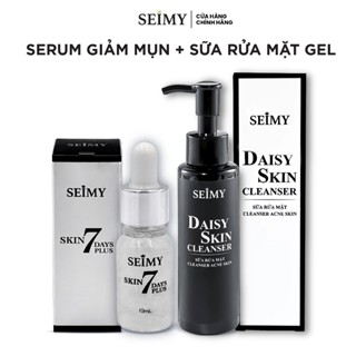 Combo Serum Giảm Mụn 10ml và Sữa rửa mặt Seimy 100ml