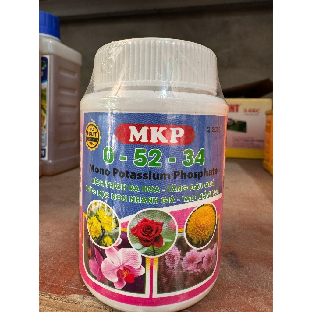 Phân bón MKP 0-52-34 (100gr) Siêu kích hoa