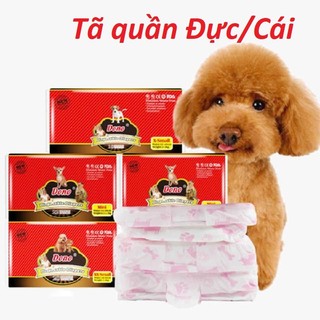   Lẻ 5 miếng  Tã lót chó mèo Dono Tã mèo Dono Tã chó đực  Tã chó cái siêu mềm thấm hút tốt tiện lợi 