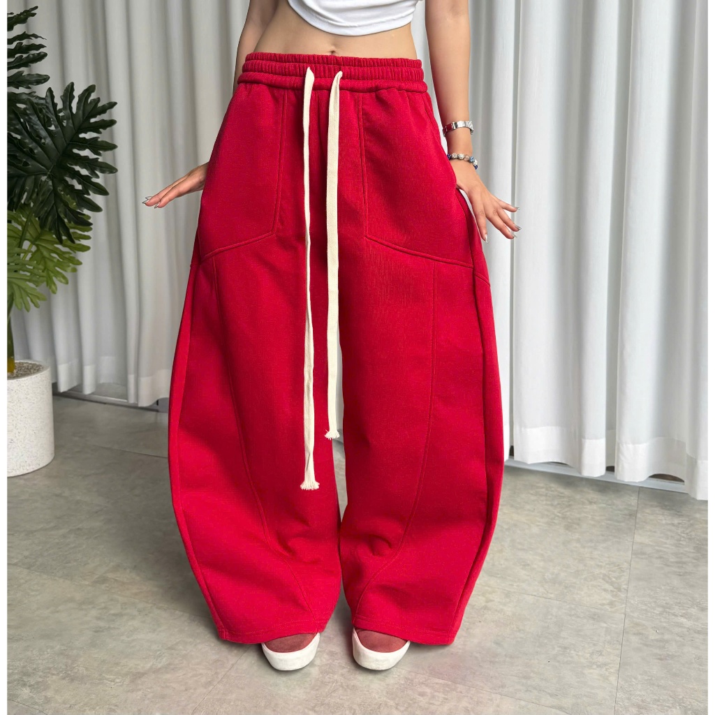 Quần Dài Nỉ Ép Hàn Ống Cong Form Unisex Tôn Dáng Nam Nữ | SSSTore.Aesthetic | BigBuy360 - bigbuy360.vn