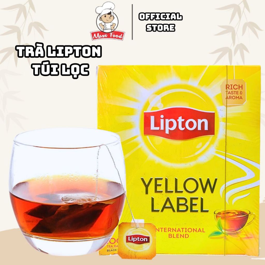 Trà Lipton Túi Lọc Nhãn Vàng