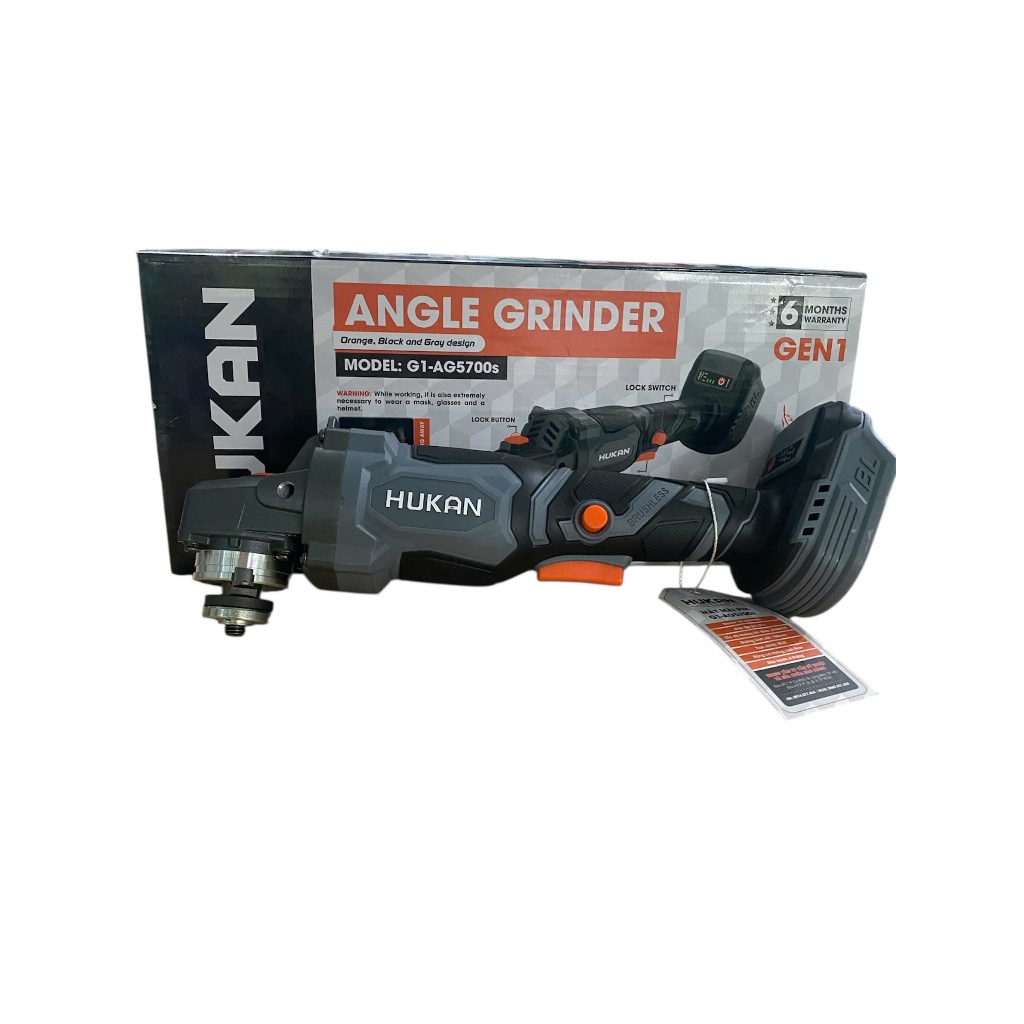 Máy mài pin HUKAN G1-AG5700s, Không chổi than 3 Tốc độ Công tắc bụng, chống khởi dộng lại