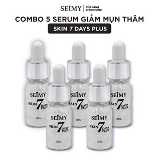 Combo 5 Chai Serum Mụn Thâm Seimy 10ml - Skin 7 Days Plus