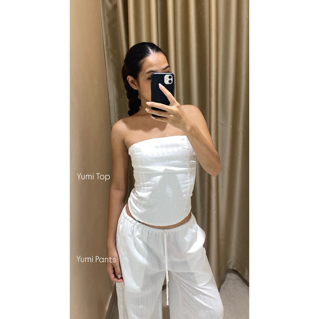 CHÍNH HÃNG VINTAGE GOÛT • YUMI TOP & YUMI PANTS | ÁO ĐAN DÂY và QUẦN DÀI (sản phẩm bán lẻ)