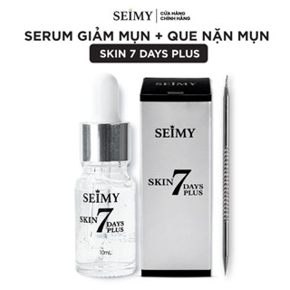  Combo Serum Giảm Mụn Và Que Nặn Mụn Seimy 10ml - Skin 7 Days Plus 