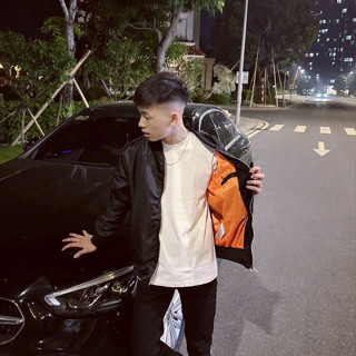 Áo khoác Gió Nam Đen Trơn 341 Siêu Cấp Bo Gân Hàng Quảng Châu Màu Đen Thời Trang Nam