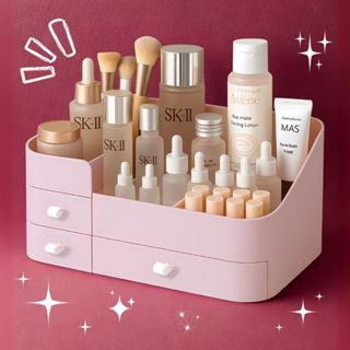 Kệ Đựng Mỹ Phẩm Chia Ngăn Để Bàn Nhiều Size, Hộp Đựng Mĩ Phẩm, Để Đồ Skincare, Đồ Trang Điểm, Makeup