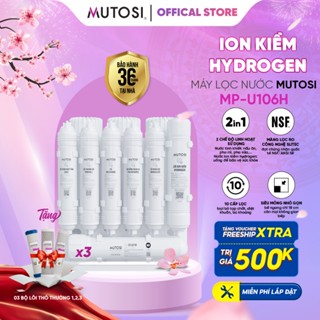 [ Miễn phí lắp đặt ] Máy Lọc Nước Để Gầm ION KIỀM HYDROGEN Mutosi MP-U106H _ 1 vòi 2 chế độ