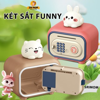 Đồ Chơi Két Sắt Funny 7606 Dễ Thương, Két Tiết Kiệm Có Mật Khẩu, Chìa Khóa Và Hiệu Ứng Âm Thanh Sinh Động Cho Bé