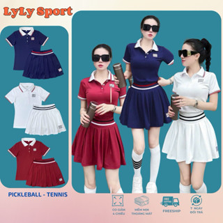 [PICKLEBALL] Bộ tập pickleball Miumiu nữ, Bộ váy thể thao sport chơi golf, tennis, cầu lông, pickleball siêu đẹp